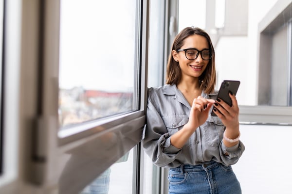 person on phone